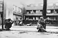 US-Truppen beim Straßenkampf in Mannheim (1945)