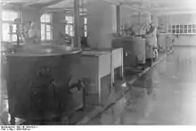 Küche des Lager Bernitz, 1944