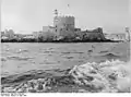 Blick auf die Hafeneinfahrt, 1960