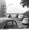 1962, Blick auf den noch unbebauten Nordteil
