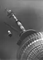 24. Oktober: Montage des Antennenträgers