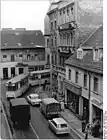Grünstraße(1976): Ecke Kietzer Straße mit Straßenbahnverkehr