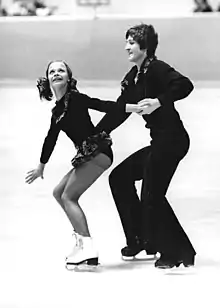 Uwe Bewersdorf mit Manuela Mager, 1978