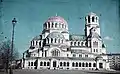 Die Alexander-Newski-Kathedrale in Sofia 1942