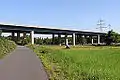 Urselbachtalbrücke der A 5 zwischen Weißkirchen und Niederursel
