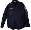 Uniformhemd blau, Langarm