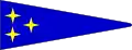 Bootswimpel Vizeadmiral