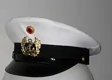 Kokarde an einer Mütze der Deutschen Marine