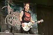 Gitarrist Philipp Hanfland