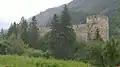 Die Burg vom nordwestlichen Zufahrtsweg