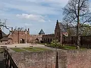Hof der Vorburg nach Norden