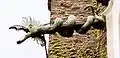 Wasserspeier in Form eines Lindwurms auf der Burg Eltz