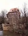 Bergfried (Wohnturm) an der Westseite (1994)