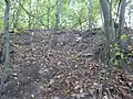 Außenansicht Wall, Verstärkung aus Findlingen