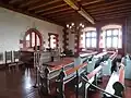 Blick in die heutige Burgkapelle im Obergeschoss des Saalbaues