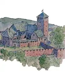 Rekonstruktion der Burg Wartenberg