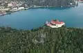 Burg Bled von Norden her