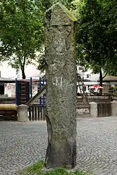 Burgfriedenssäule Nr. 9 am Elisabethplatz