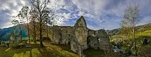 Burg Losenstein, heute Burgruine, einstiger Stammsitz derer von Losenstein
