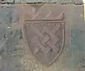 Wappen über dem Kamin