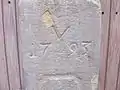 Die Jahreszahl der Türpforte:1793