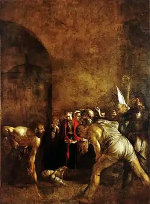 Caravaggio: „Die Grab­lege der Hl. Lucia“, der Schutzpatronin von Syrakus