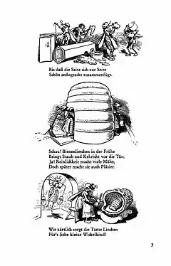 Szene aus Schnurrdiburr oder Die Bienen
