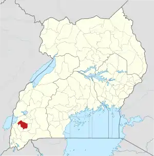 Lage von Bushenyi
