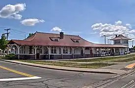Der Bahnhof in Buzzard Bay, Mai 2013
