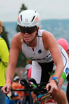 Céline Schärer im Ironman Switzerland, 2014