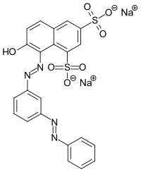 Strukturformel von Acid Red 73
