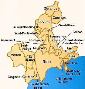 carte de la CANCA