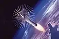 Lockheed HOE (Homing Overlay Experiment) zur Abwehr ballistischer Raketen