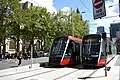 Alstom-Citadis X05 im Oberleitungsbetrieb