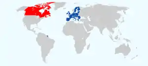 Teilnehmer des Umfassenden Wirtschafts- und HandelsabkommensKanadaEuropäische Union und Vereinigtes Königreich