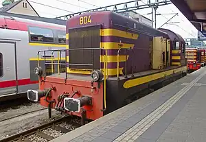 CFL 804 im Bahnhof Luxemburg