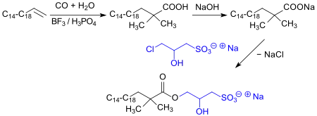 Tertiäre Estersulfonate mit CHPS