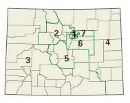 Colorado: Kongress-Wahlkreise