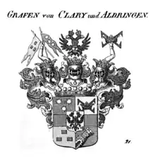 Wappen der Grafen von Clary und Aldringen
