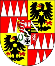 Wappen Wolfgang Hannibal von Schrattenbach, Fürstbischof von Olmütz