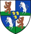 Freiherrliches Wappen von Abraham Leijonhufvud till Nynäs (1583–1618)