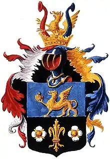 Wappen der Both Burchard von Bélavary de Sycava