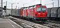 Lokomotiven 4718 und 4719 (mit 1466) im Bahnhof Pampilhosa (Linha do Norte)