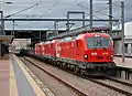 Lokomotiven 4710, 4713 und 4719 im Bahnhof Aveiro (Linha do Norte)