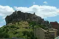 Die Altstadt von Calascibetta von der Chiesa Cappuccini aus