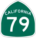 Straßenschild der California State Route 79
