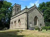 St. Giles Church, Privatkapelle von Calke Abbey