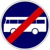 Ende des Busfahrstreifens