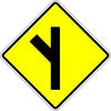 Straßenkreuzung links