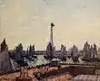 Brise-lames est, relour des régates au Havre